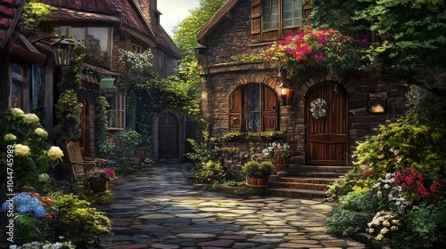 Charming Historic Street with Cozy Ambiance