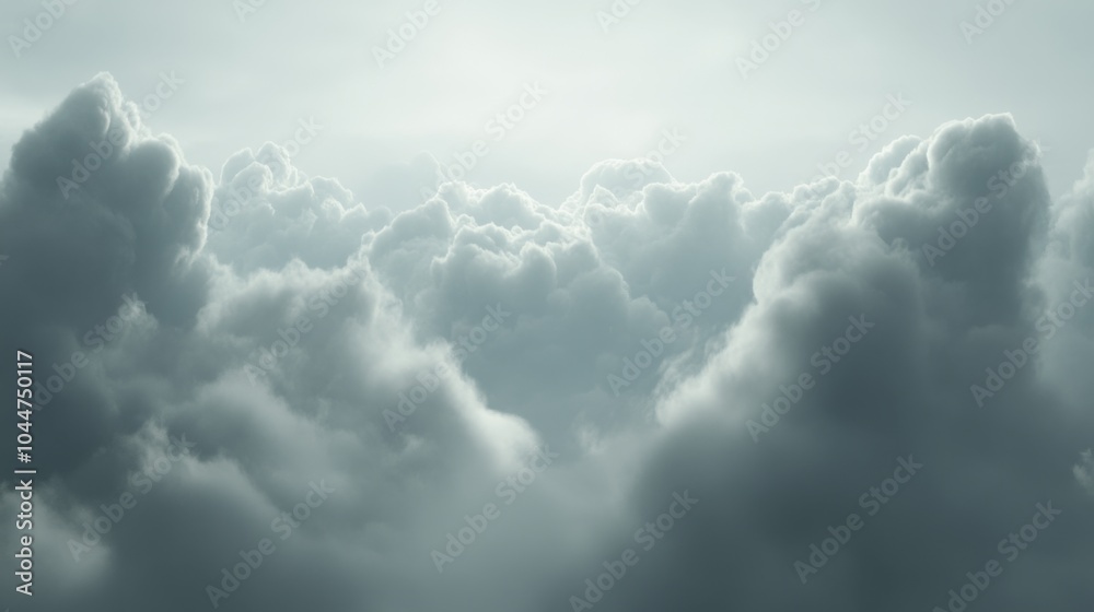 Fototapeta premium Soft Focus on Gentle Skies with Subtle Lighting