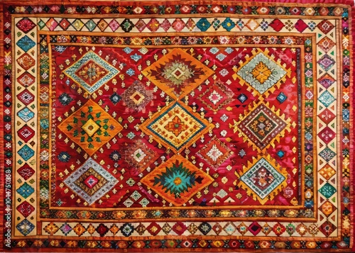 Vibrant Moroccan Rugs in Rich Colors, Showcasing Intricate Patterns and Textures for Home Decor