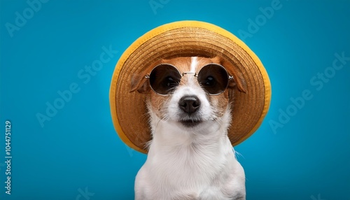 A playful Jack Russell Terrier running on the beach, enjoying the sand and surf