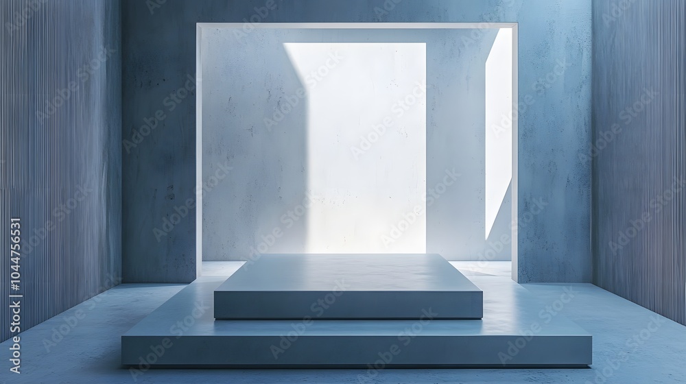 Fototapeta premium Futuristic podium for product display