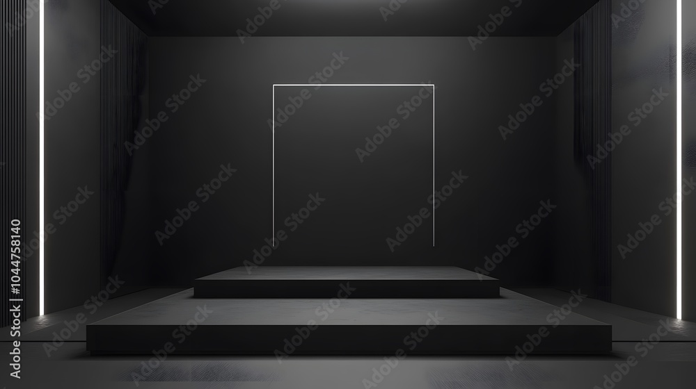 Fototapeta premium Futuristic podium for product display