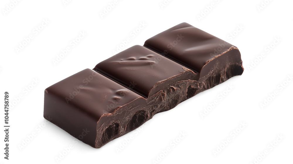 Chocolate bar isolated on a transparent or white background Chocolate bar isolated on a transparent or white background