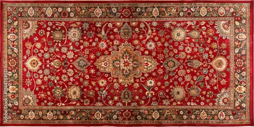 Vibrant Persian Rugs in a Colorful Display Showcasing Rich Patterns and Traditional Artistry