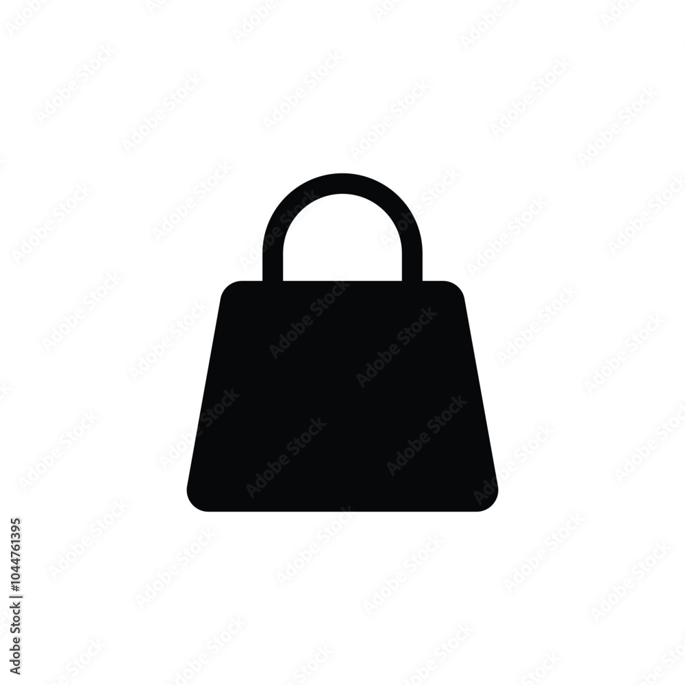 Shopping bag icon isolated background design. Vector illustration Shopping bag icon isolated background design. Vector illustration