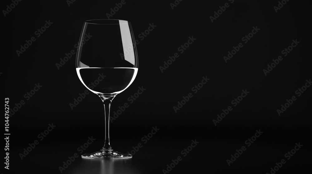 Water Glass on Table Water Glass on Table