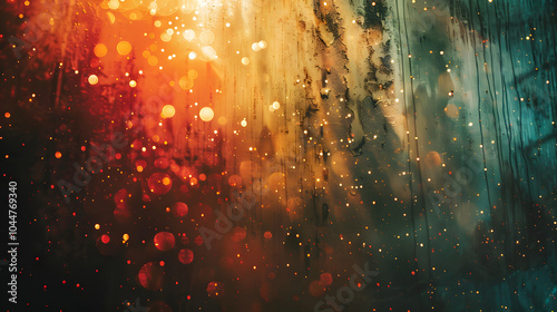 Abstract film texture background with grain, dust and light leak filter; movie noise textured backdrop for creative image in studio
