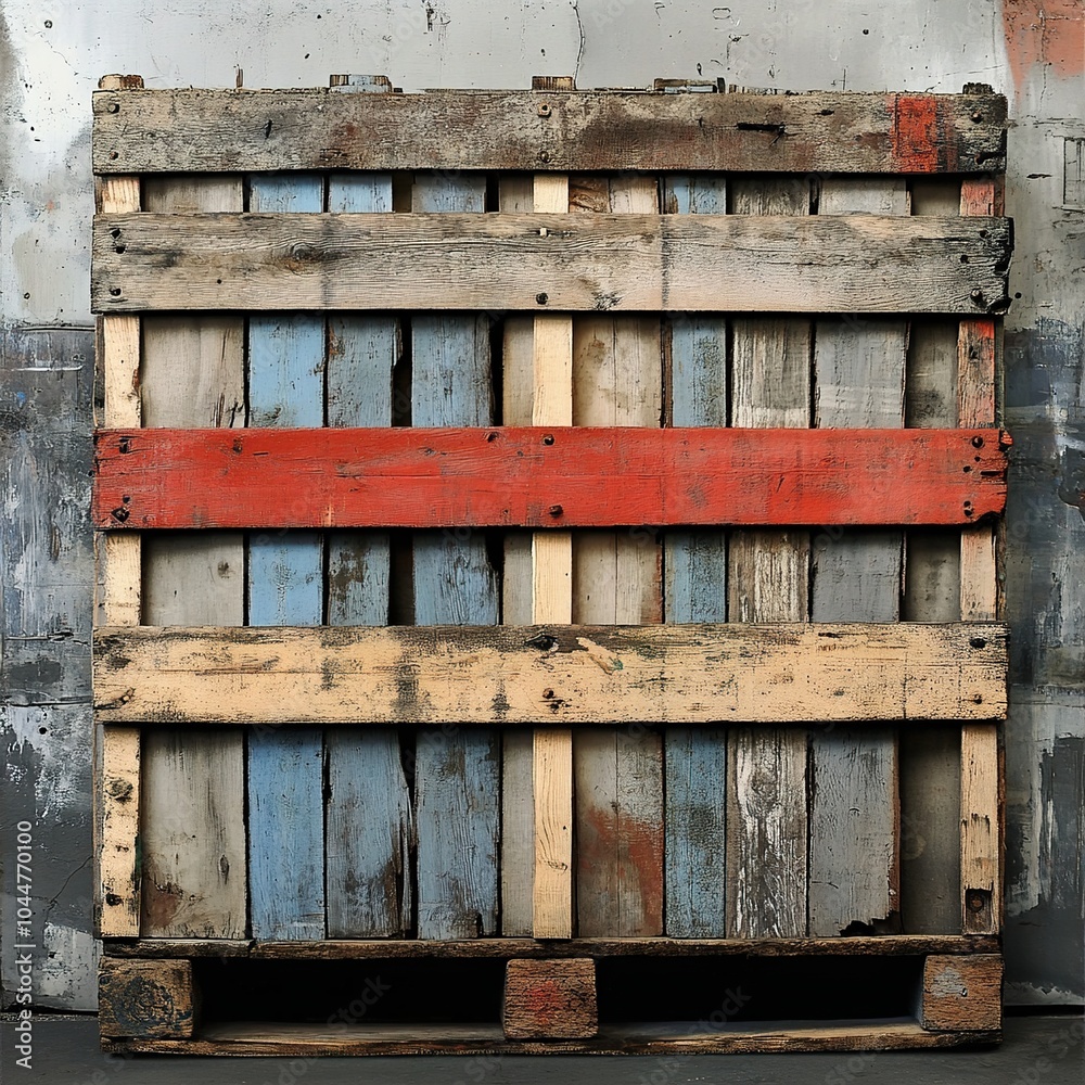 Weathered Wooden Pallet Texture Background Weathered Wooden Pallet Texture Background