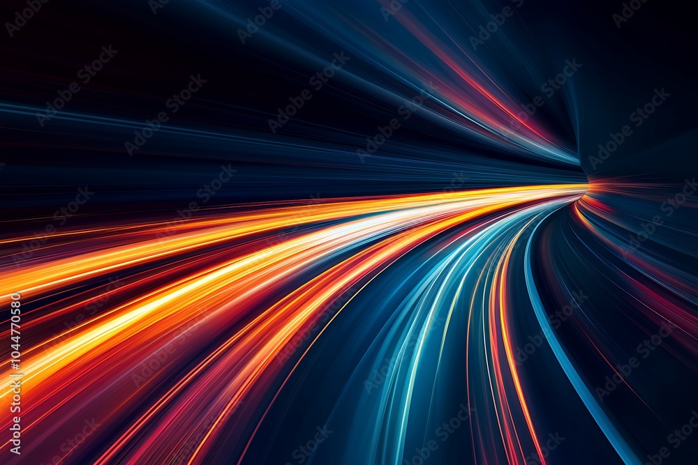 abstract night acceleration speed motion