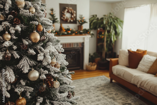 Indoor decrations in christmas season photo