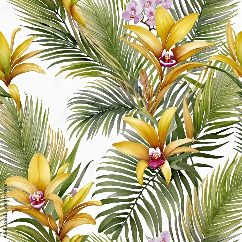 Fototapeta premium Nature's Delight: A Botanical Bouquet