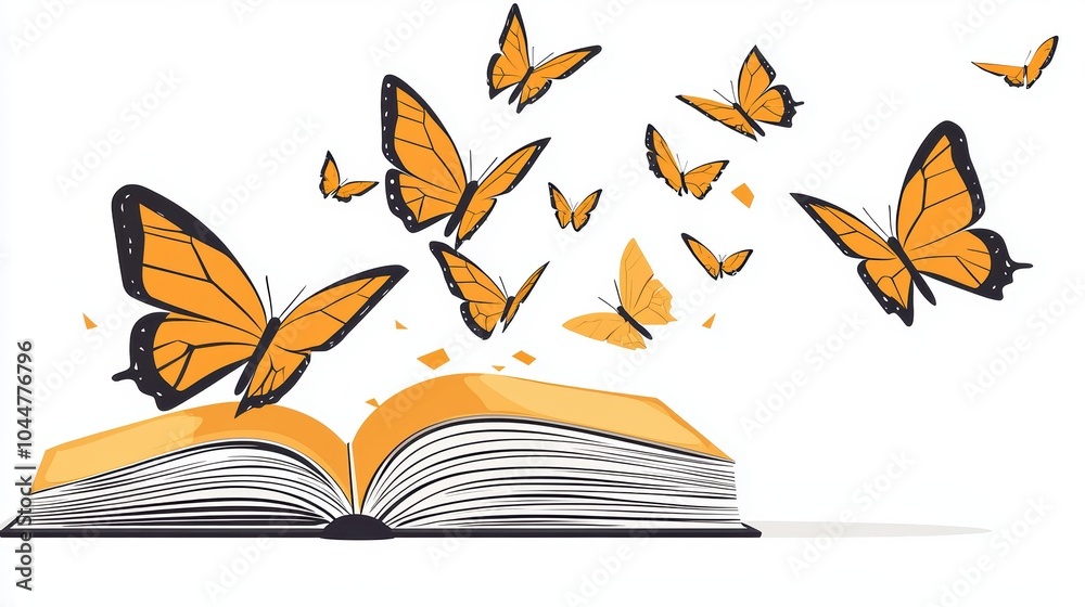 Transforming Manuscript with Crumbling Pages and Butterflies Transforming Manuscript with Crumbling Pages and Butterflies