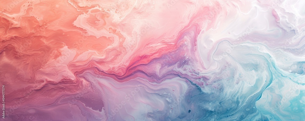 Abstract Swirling Acrylic Painting in Pink, Purple, and Blue Hues Abstract Swirling Acrylic Painting in Pink, Purple, and Blue Hues