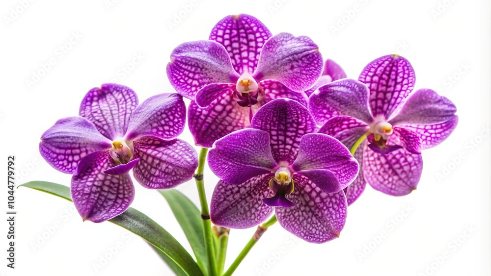 Vanda orchid isolated on white background Vanda orchid isolated on white background