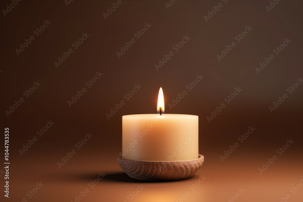 Candle lighting illuminated simplicity. Candle lighting illuminated simplicity.