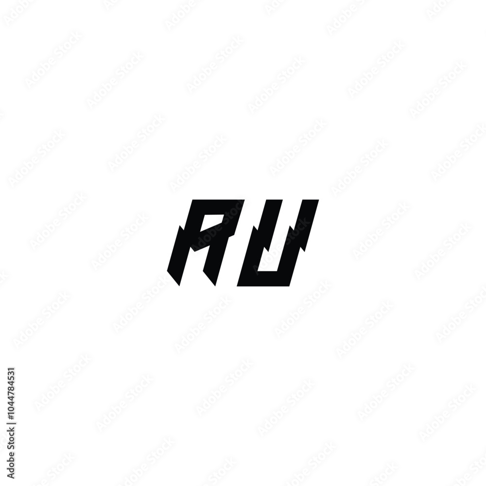 AU monogram logo design letter text name symbol monochrome logotype alphabet character simple logo AU monogram logo design letter text name symbol monochrome logotype alphabet character simple logo