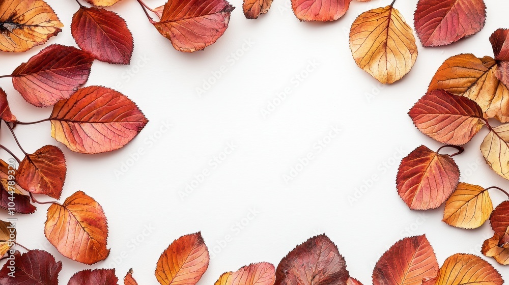 Autumn Leaves Arrangement in Warm Tones Autumn Leaves Arrangement in Warm Tones