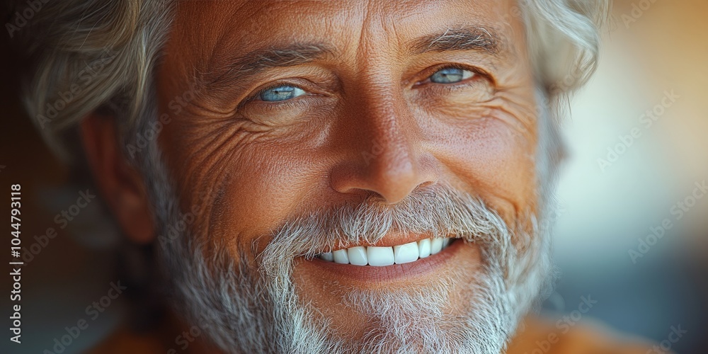 Dentist hygiene. Teeth whitening. Senior showing white teeth. Dental aged implant. Dentist hygiene. Teeth whitening. Senior showing white teeth. Dental aged implant.