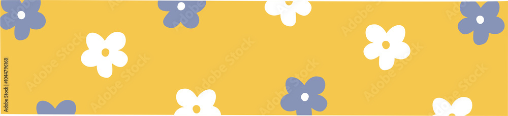 Yellow Color flower washi tape scrapbook stripes, sticky label tags and decorative scotch strip paper sticker tape, banner flat design png illustration design Yellow Color flower washi tape scrapbook stripes, sticky label tags and decorative scotch strip paper sticker tape, banner flat design png illustration design