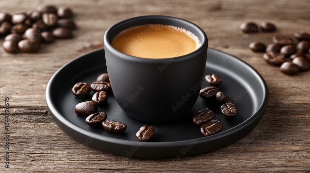 The Coffee Cup and Beans The Coffee Cup and Beans