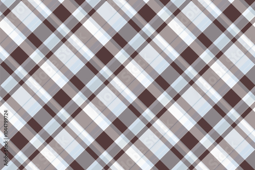 Oriental background pattern fabric, industry check tartan seamless. Wedding texture vector plaid textile in grey and sterling silver colors.