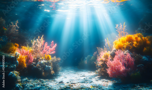 Wallpaper Mural Dreamlike Landscapes and Mystical Gardens with Vibrant Flowers and Glowing Nature Torontodigital.ca