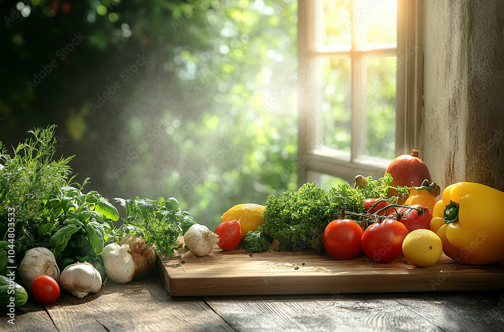 an empty wooden table in a garden bokeh,mockup template, food background with indoor theme an empty wooden table in a garden bokeh,mockup template, food background with indoor theme