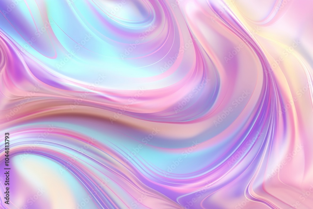 Obraz premium Holographic pastel unicorn marbl pattern backgrounds abstract.