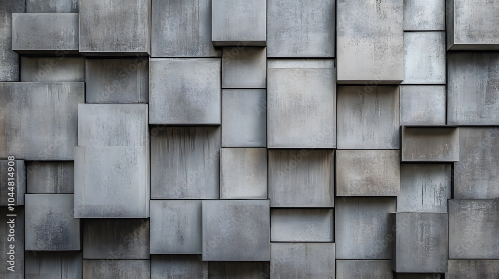 Steel pattern Geometric square block Wall art design Modern building texture
Steel pattern Geometric square block Wall art design Modern building texture