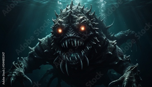 underwater horror creepy scary creature