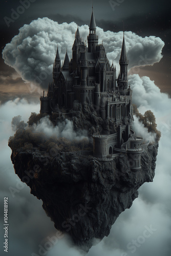 Magic castle in the clouds: a world of dreams