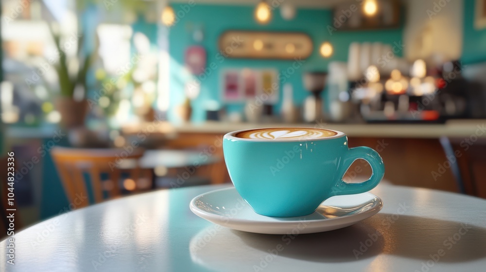 Fototapeta premium The Coffee Cup on Table