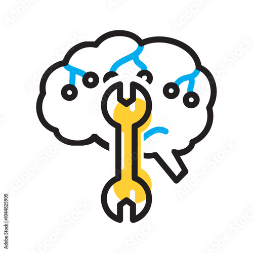 Vector multicolor icon for Stimulation