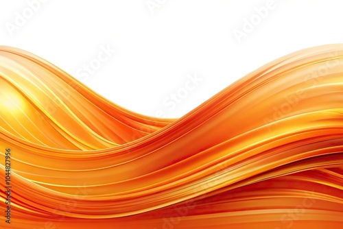 Warm tangerine abstract wave background