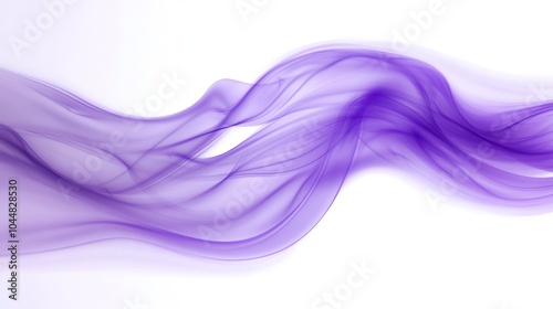 Abstract Purple Smoke Wave Design Background