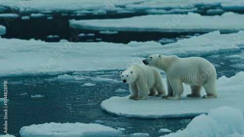 Polar Bears on a Fragile Ice Floe