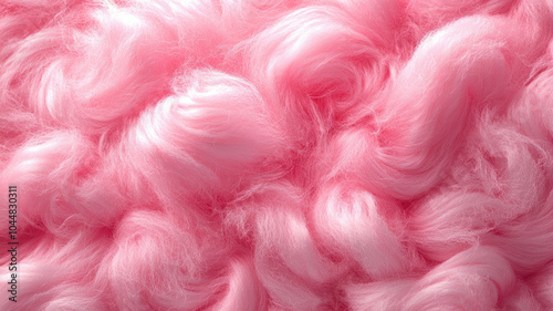 Pink Cotton Candy Seamless Background