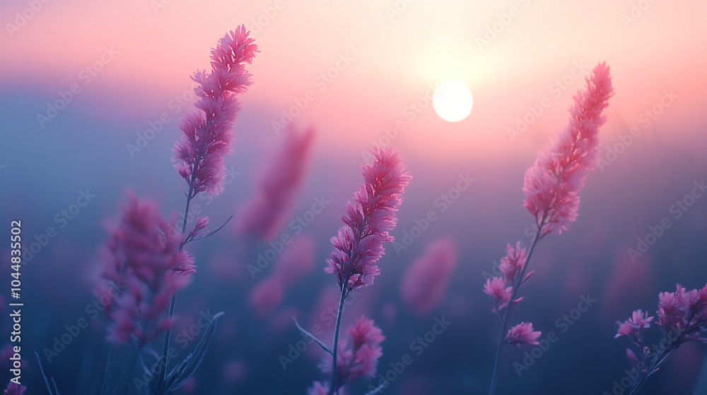 Naklejka premium a close up of a bunch of flowers