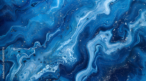sapphire blue background with marbled texture