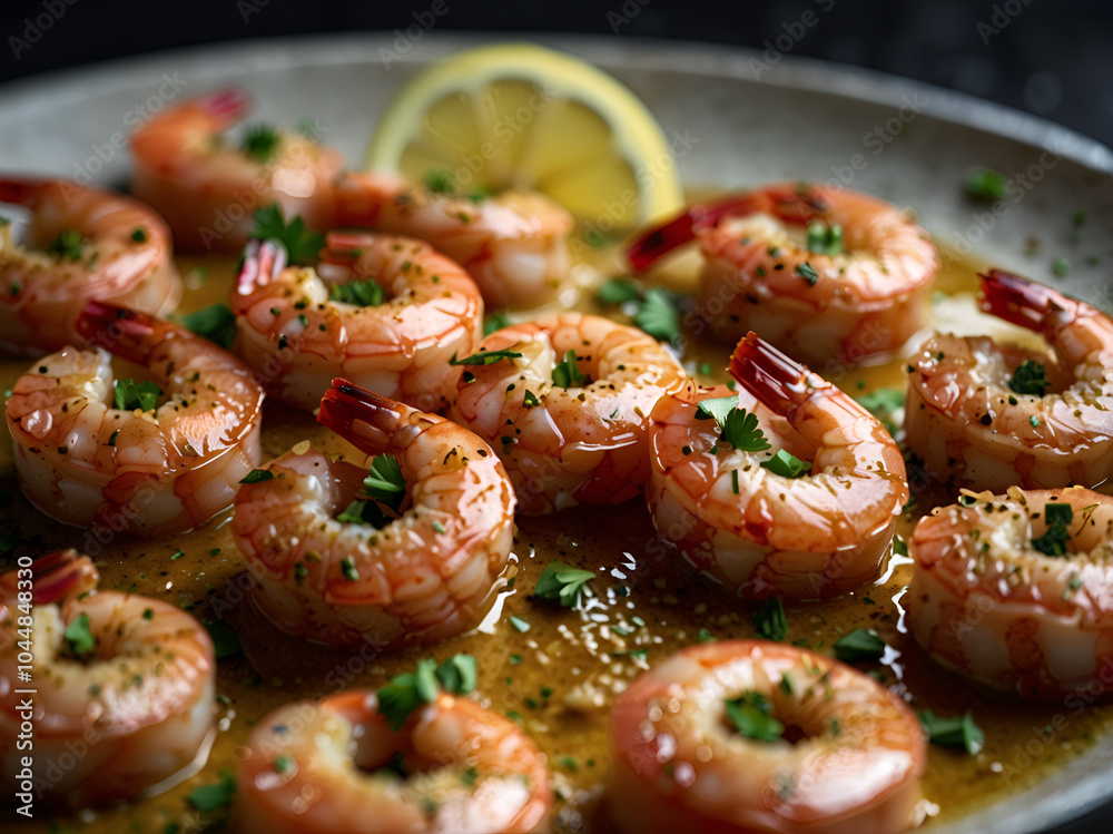 fried shrimp with garlic