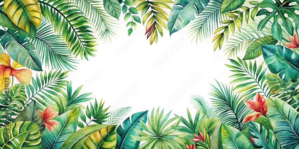watercolor jungle background watercolor jungle background
