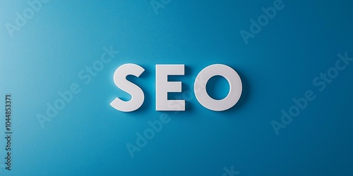 Obraz na płótnie Minimalistic Presentation of SEO Concept w salonie