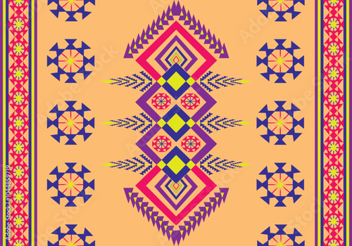 seamless native pattern design for carpet fabric wallpaper curtain tablecloth mattresses blanket embroidery ornament textile background bedsheet 