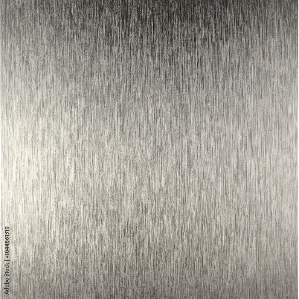 Brushed metal texture with vertical lines, silver color. Brushed metal texture with vertical lines, silver color.