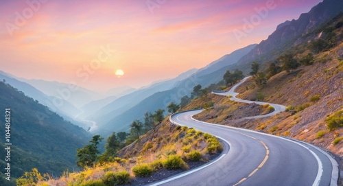 Image of a road in nature