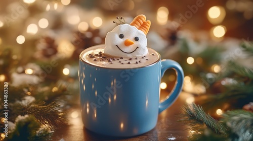 The Adorable Snowman Hot Chocolate photo