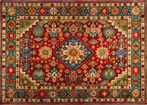 Vibrant Turkish Knotted Rugs in Rich Colors Perfect for Home Decor and Interior Design Inspiration