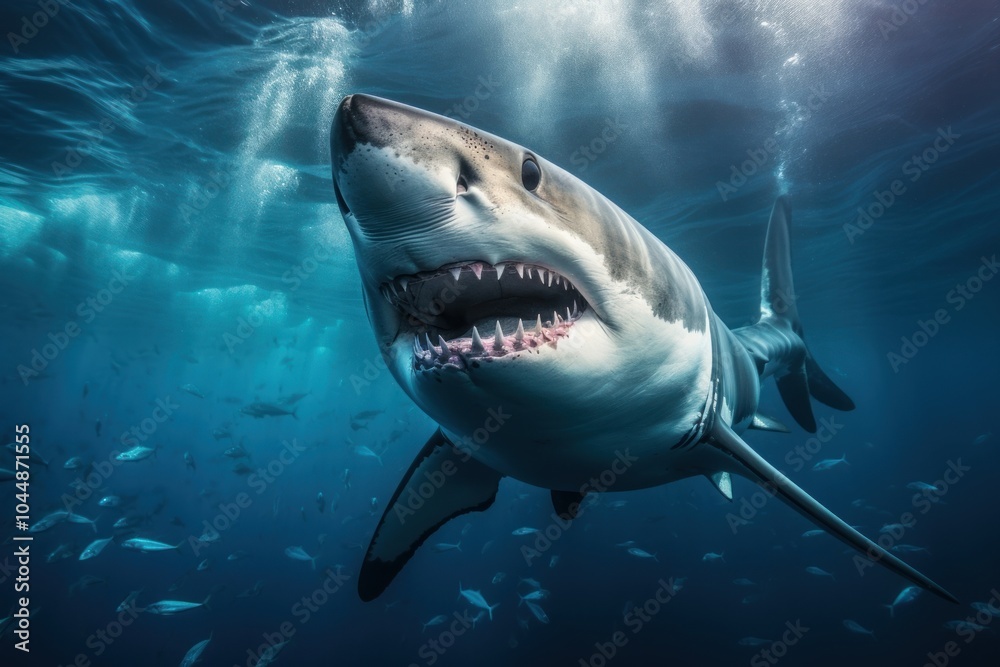 Obraz premium Shark animal fish sea.