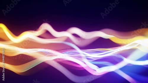 light wave dynamicvibrant colourful black background vibrant dynamic abstract art photo energy motion spectrum pattern design contrast visual artistic modern digital illusion bright high-coloured rad