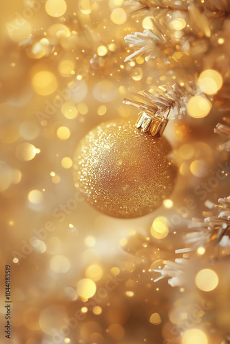 Golden Christmas Bauble